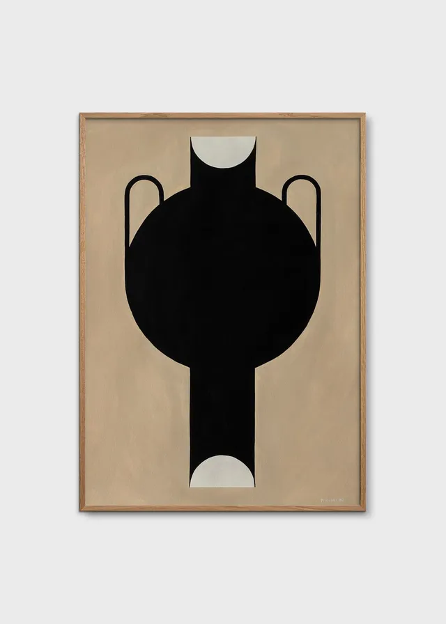 The Poster Club Silhouette of a Vase 07 Poster 30x40