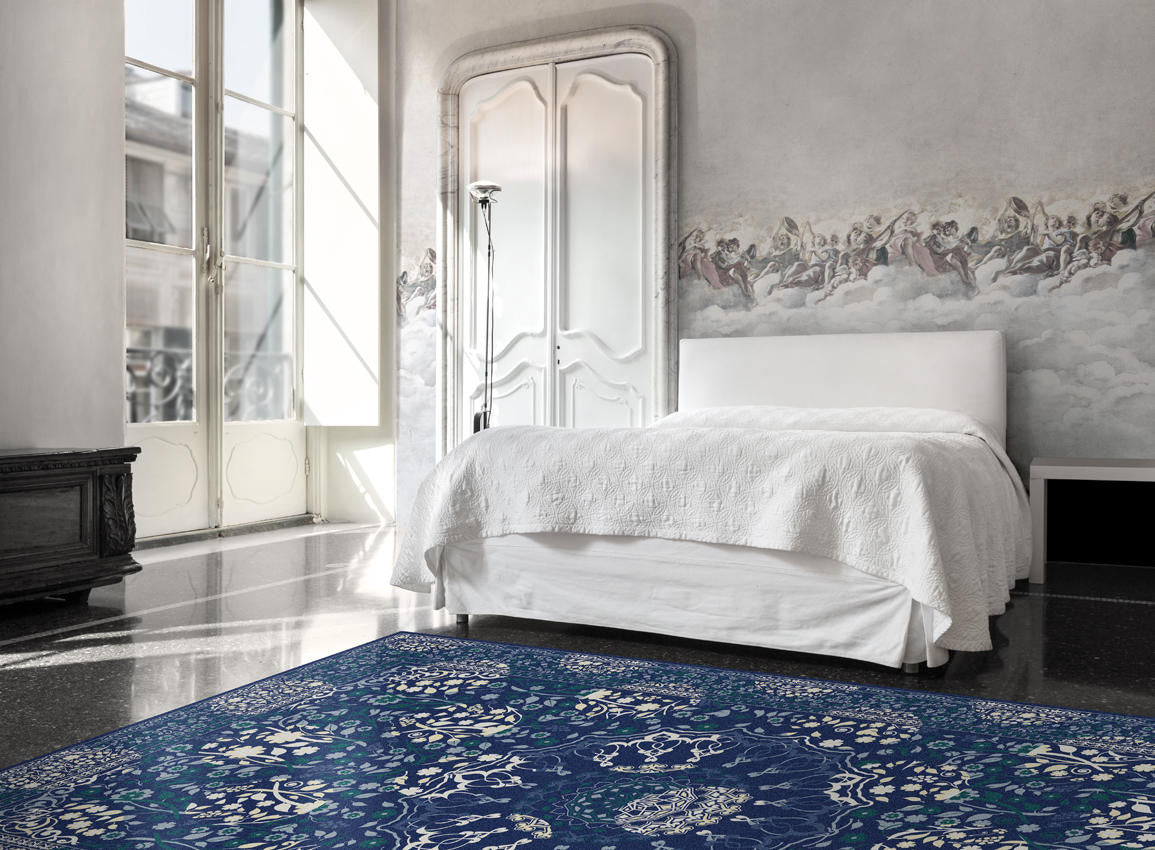 Mineheart Midnight Moods Teppich 250x150 blau Perser