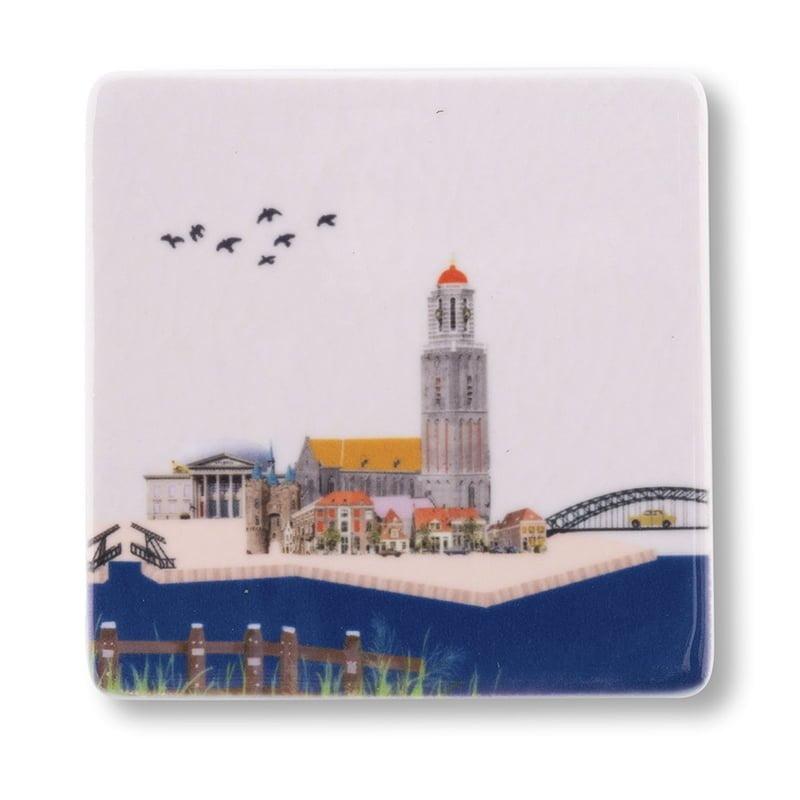 Storytiles Minis Zie je in Zwolle Mini Fliese Stadtmotiv Souvenir