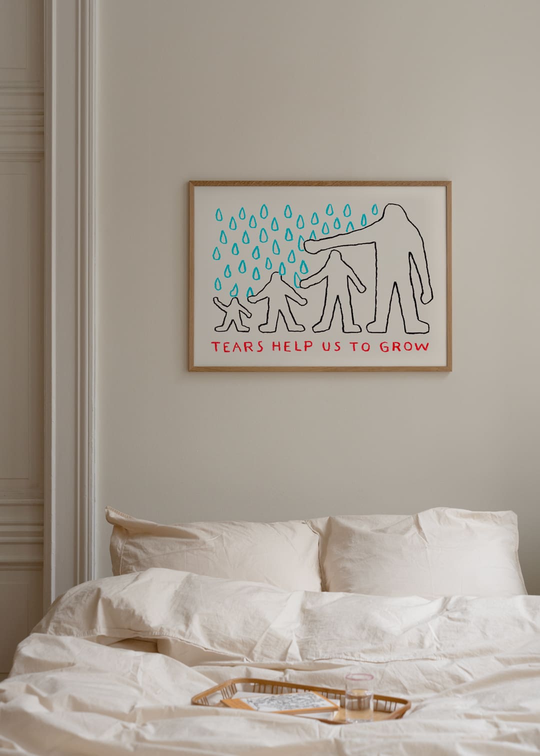 The Poster Club Art Prints Grow Poster A4 blau schwarz