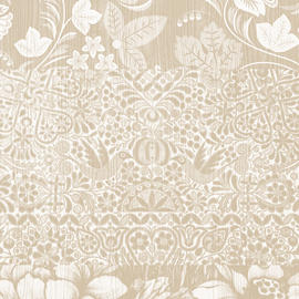 Mineheart Arts & Crafts Patchwork Tapete Beige Panel-A