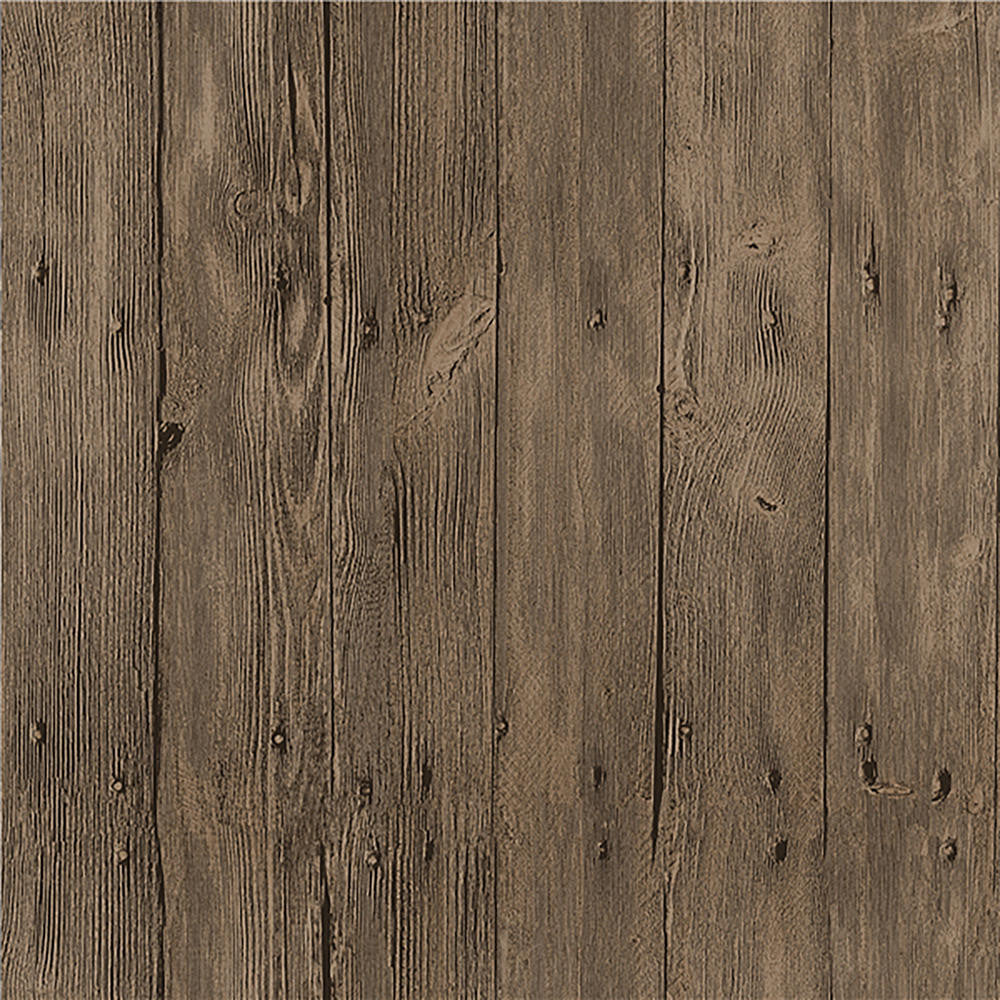 Mineheart Rustic Wood Tapete Braun Muster Holzoptik Paneel