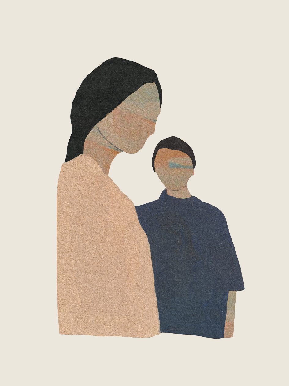 The Poster Club Art Prints Twin Ladies Poster 30x40 cm Blau