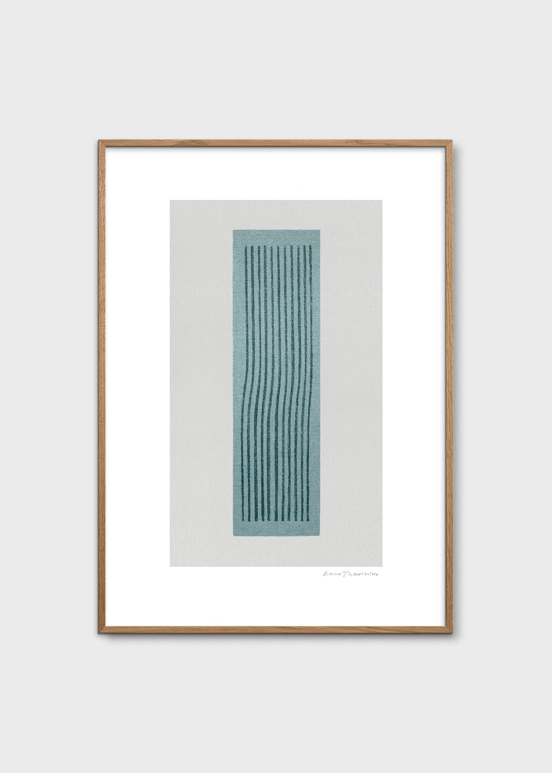 The Poster Club Art Prints Paperback Poster 30x40 cm blau