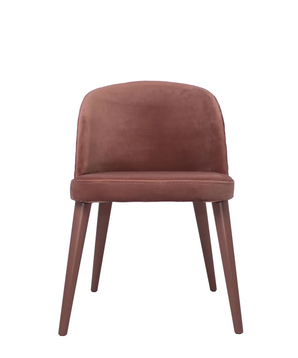 Mineheart Furniture Lulu Chair Stuhl Dusty Pink Samt 51 cm