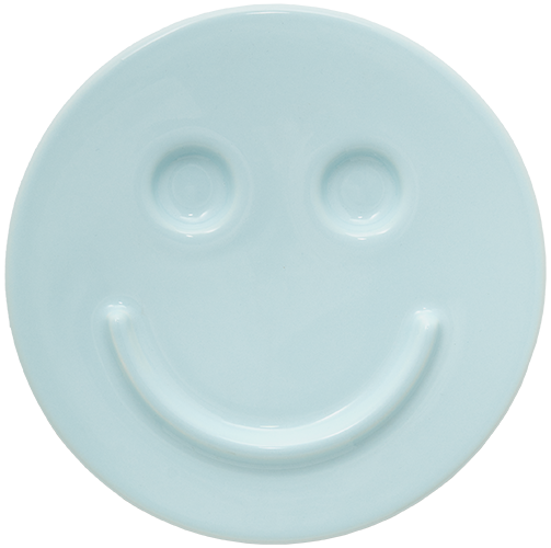 Happy Ceramics Happy Sky Blue Wandrelief 18cm Keramik