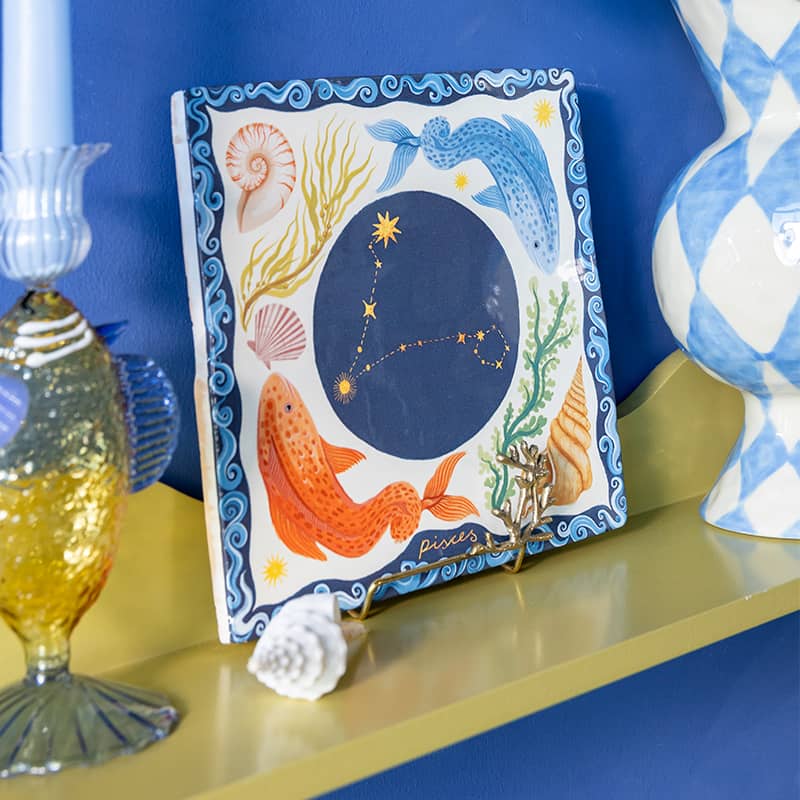 Storytiles Delft Blue Pisces Wandfliese S 10x10 cm Fische