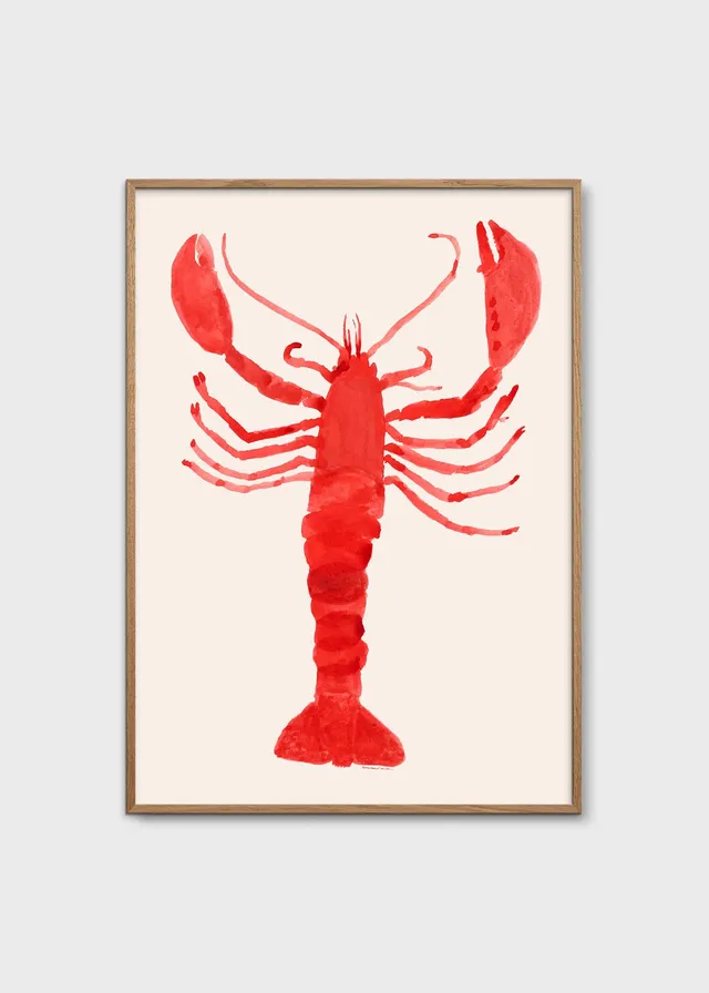 The Poster Club Art Prints Langosta Poster 30x40 cm rot