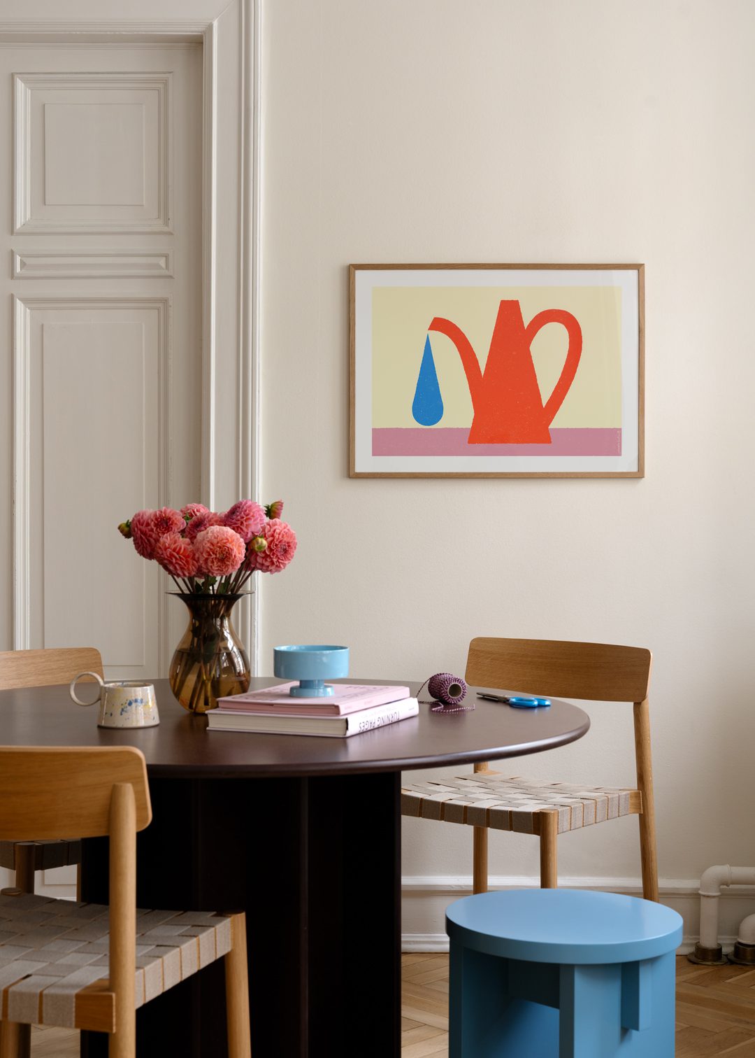 The Poster Club Art Prints Red Watering Can Poster 30x40 rot