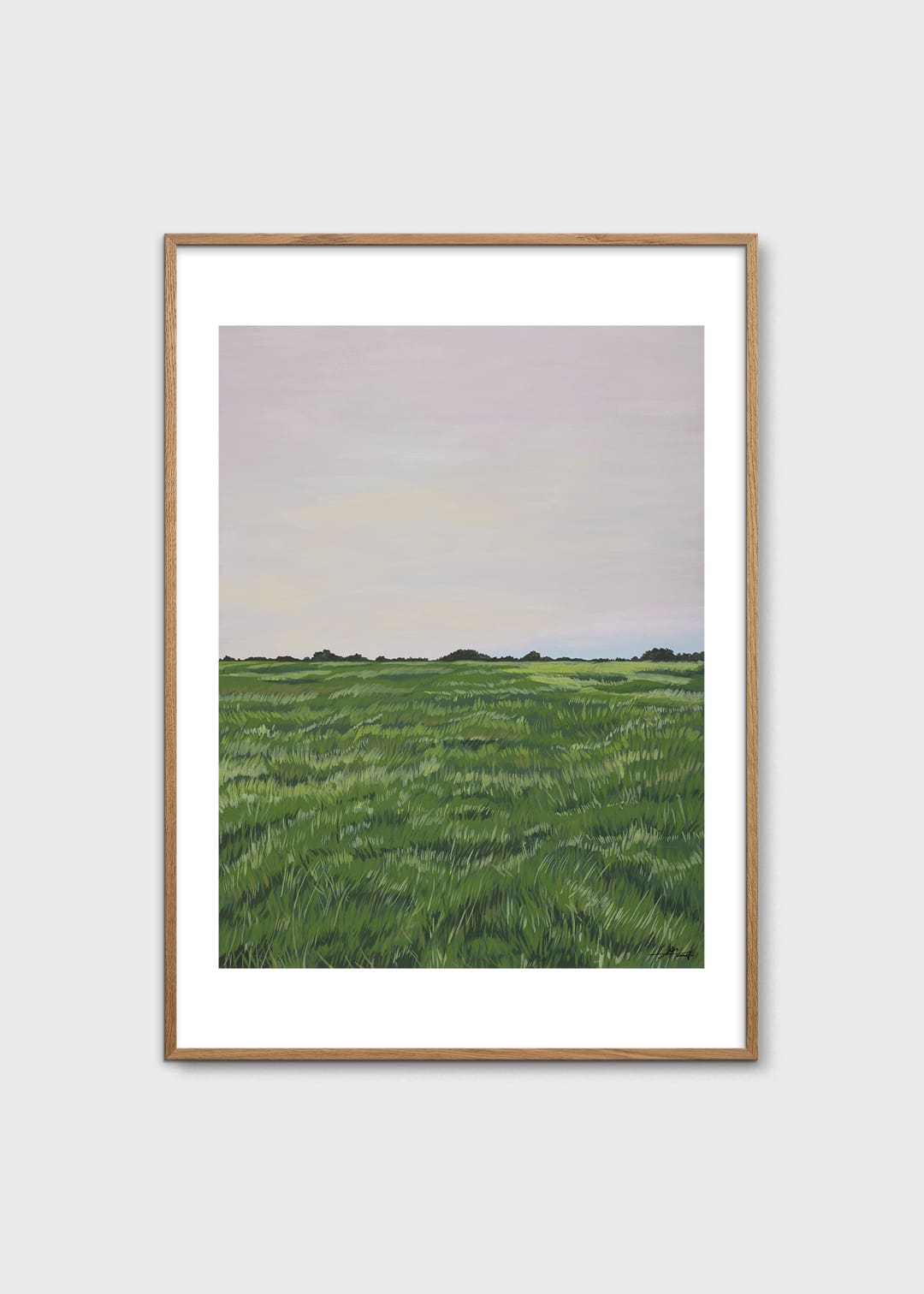 The Poster Club Art Prints Lilac Vetiver Poster 30x40 grün