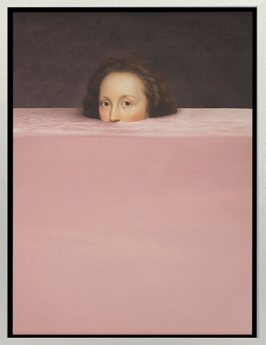 Mineheart Wall Art Submerged-4 Leinwandbild rosa 30x41cm