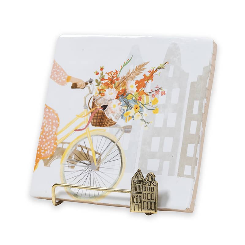 Storytiles Golden Stand House Fliesenständer Gold Metall