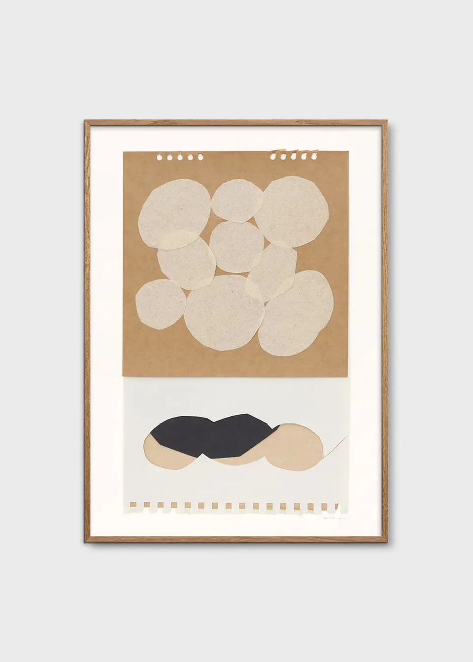 The Poster Club Dotted No. 145 Kunstdruck 30x40 beige