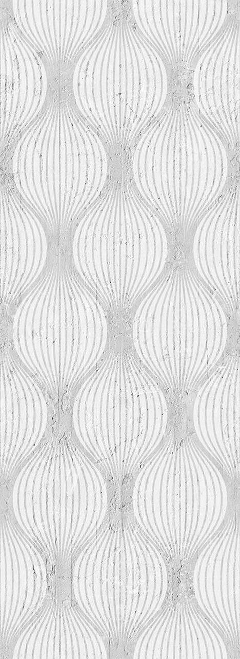 Mineheart Wallpaper Geometric Bulbs Tapete Grau A3