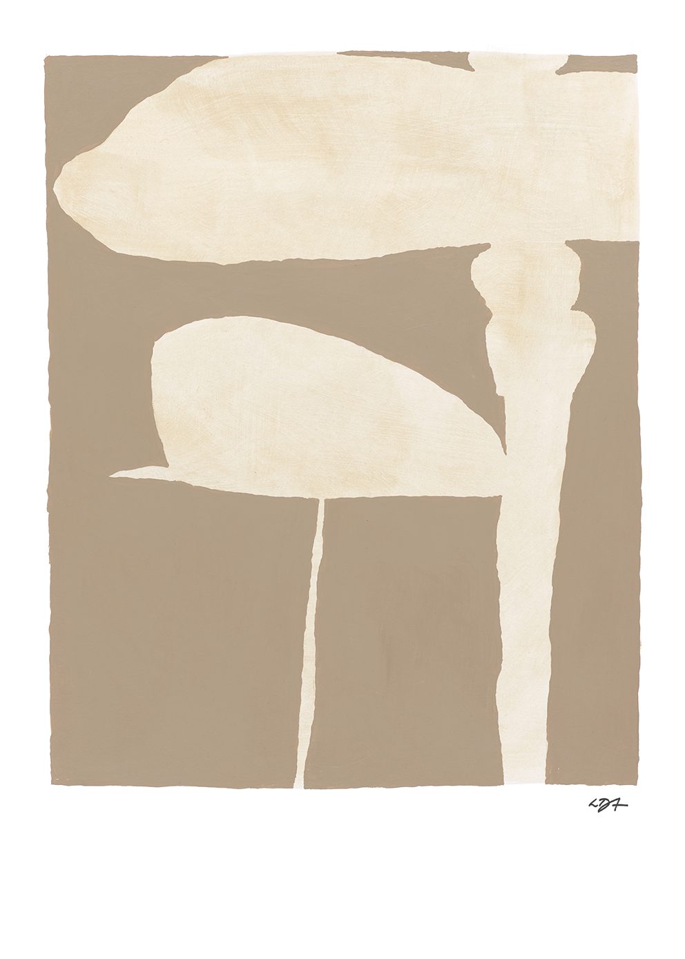 The Poster Club The Clearing Kunstdruck 30x40 cm Beige