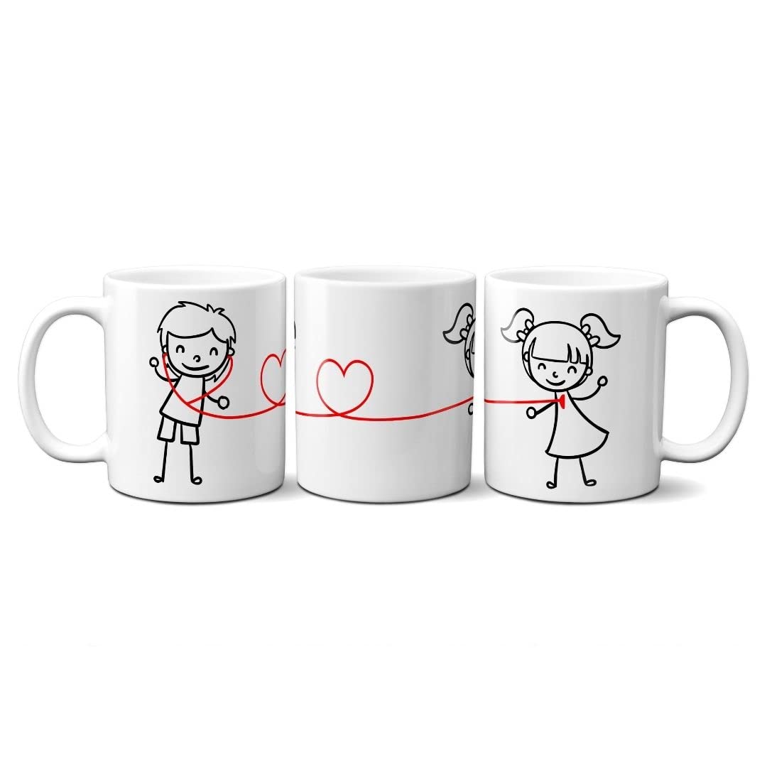 Hustling Sharks Wandbilder Liebe Dich Tasse 330ml weiß Herz