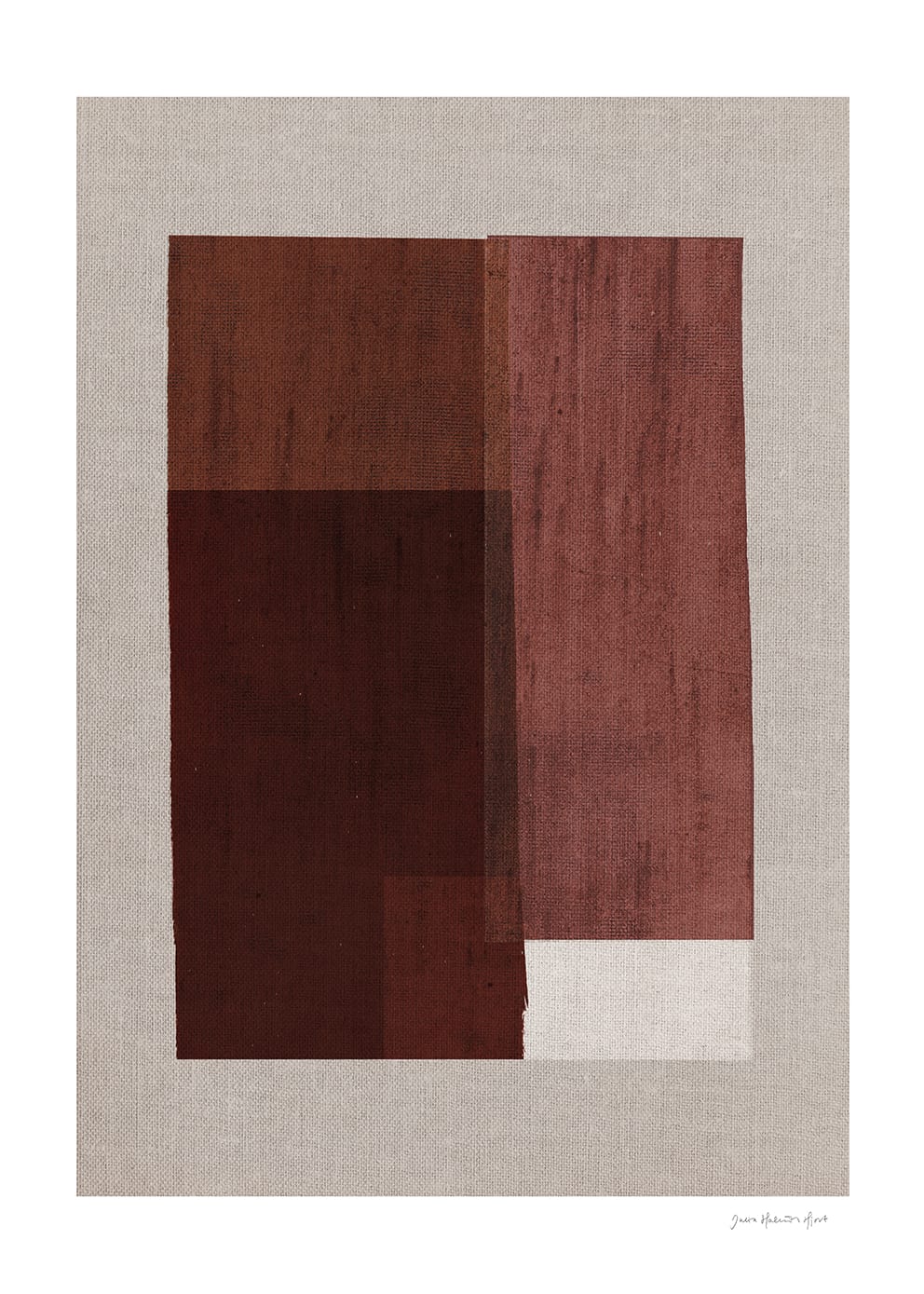 The Poster Club Red Velvet Poster 30x40 cm abstrakt