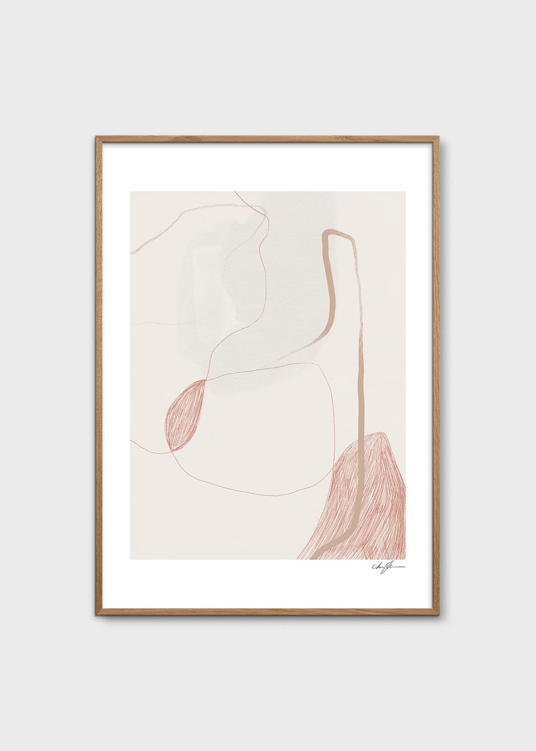 The Poster Club Art Prints Nipples Poster 30x40 cm rosa