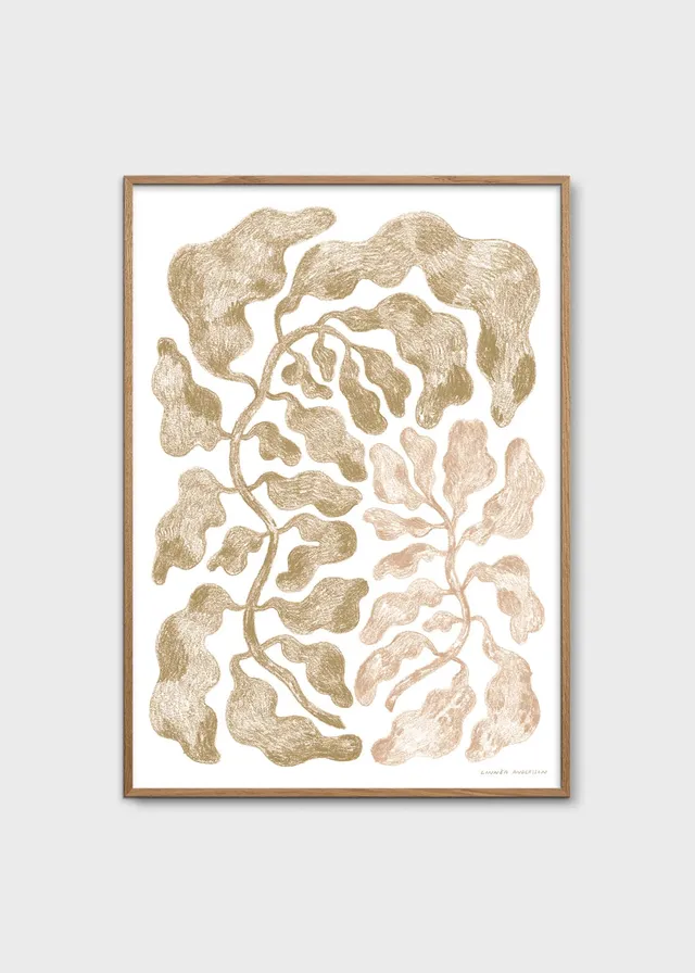 The Poster Club The Two Poster 30x40 cm beige Botanik