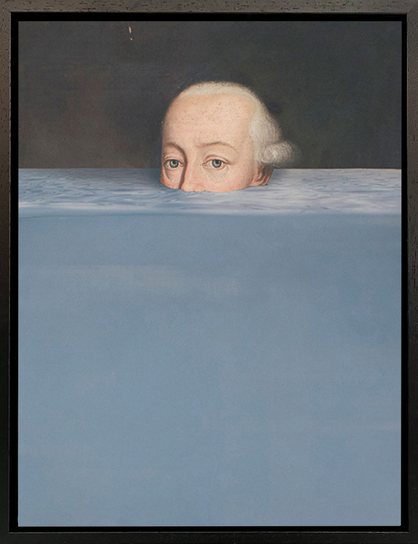Mineheart Submerged-1 Leinwandbild Blau 21x30 cm