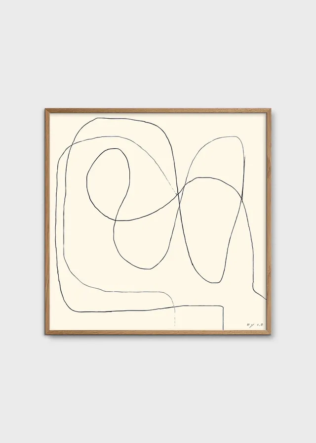 The Poster Club Art Prints Figure 01 Poster 50x50 cm beige