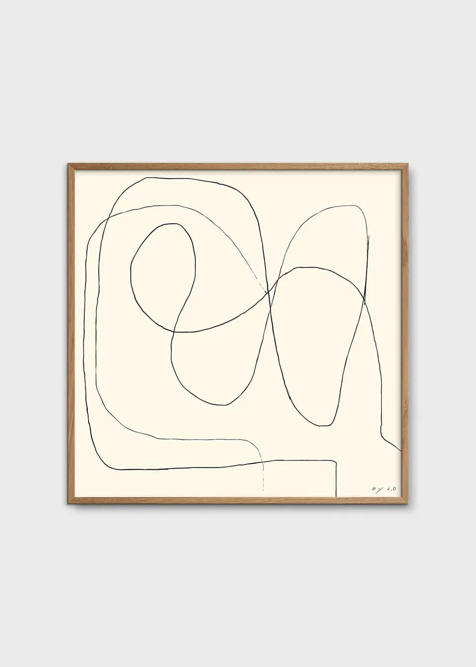 The Poster Club Art Prints Figure 01 Poster 50x50 cm beige