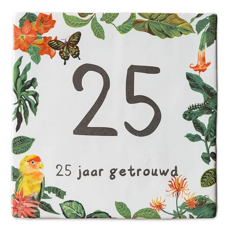StoryTiles Delft Blue Papagei Fliese 10x10 cm personalisierbar