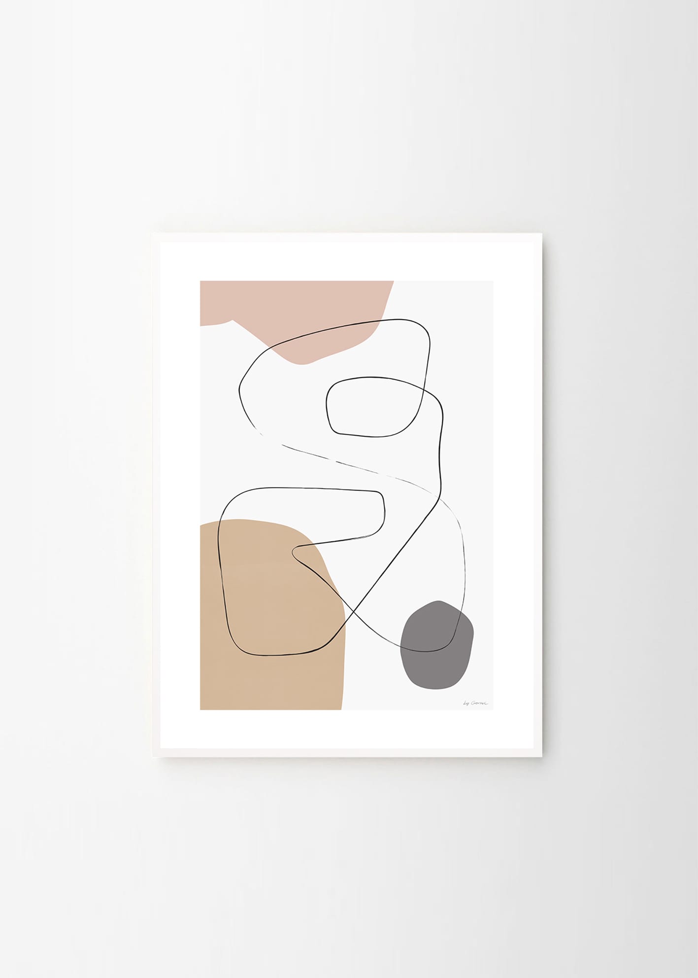 The Poster Club Art Prints NG 02 Poster 30x40 cm beige