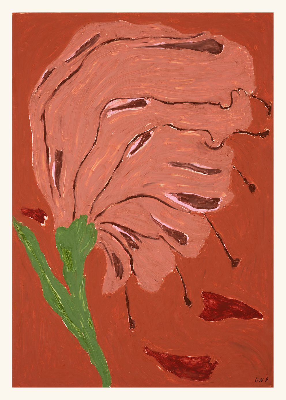 The Poster Club Kære barn Poster 30x40 cm rot botanisch