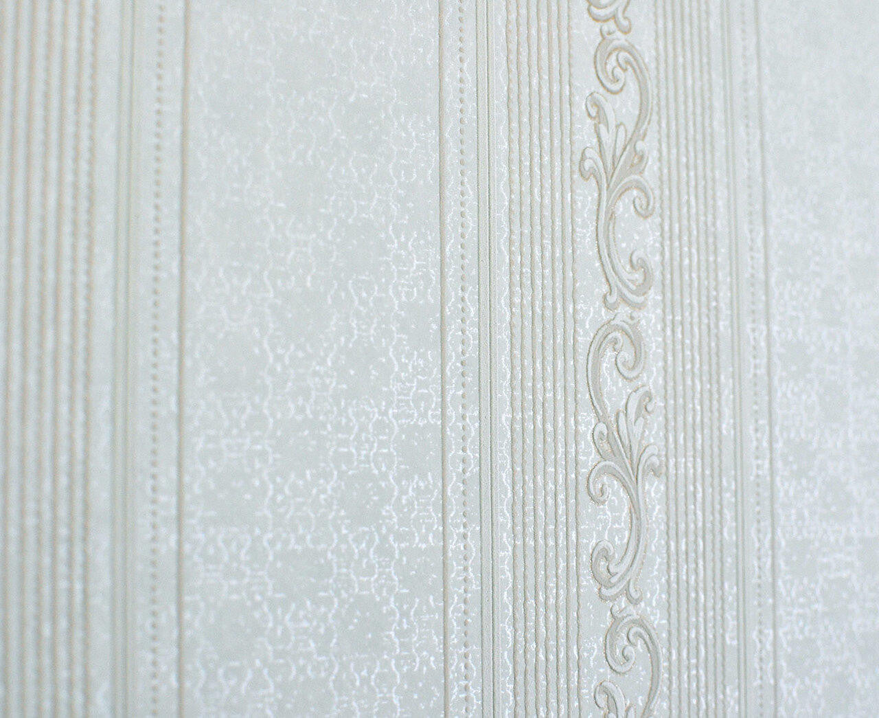 Mineheart Audley Streifentapete Creme 53 cm