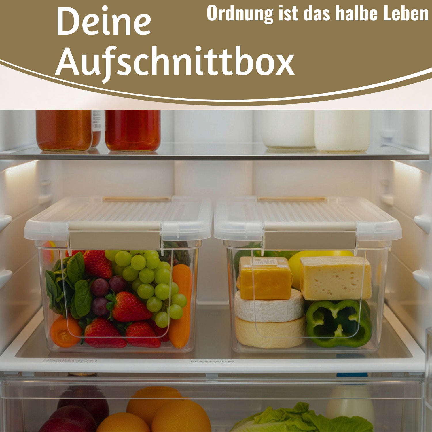 LS-LebenStil Möbel & Wohnen Stapelbox 5L Transparent