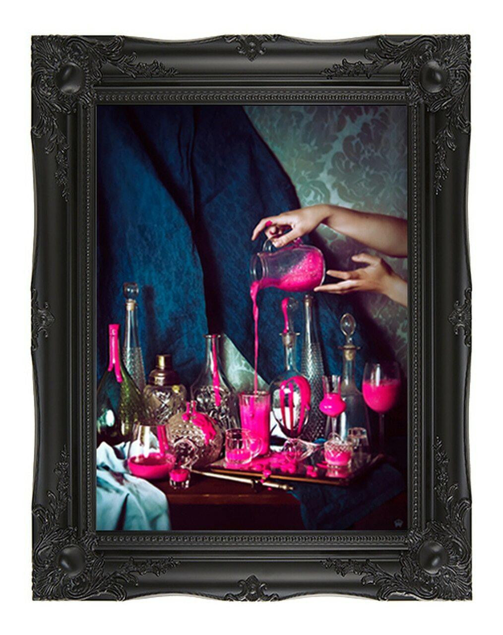 Mineheart Still Pink Leinwandbild Stillleben 66x81 cm