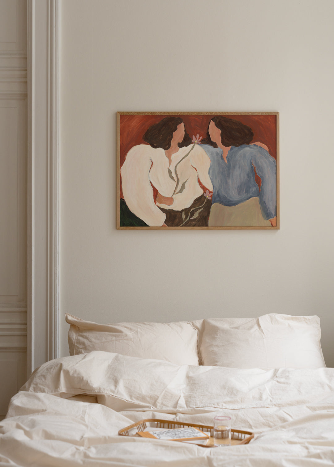 The Poster Club Blooming Up Together Poster 30x40 cm beige