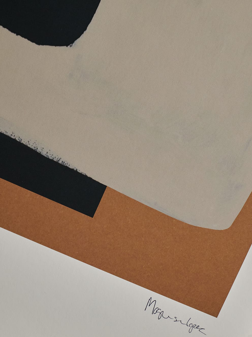The Poster Club Beige on Black Poster 30x40 schwarz