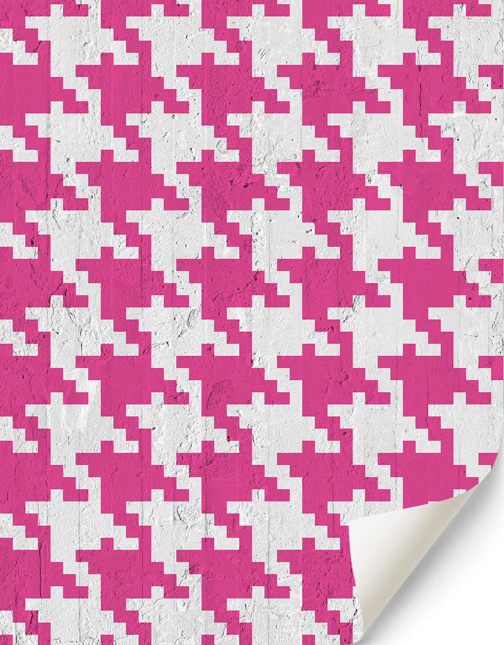 Mineheart Wallpaper Pied De Poule-M Tapete Rosa 52 cm
