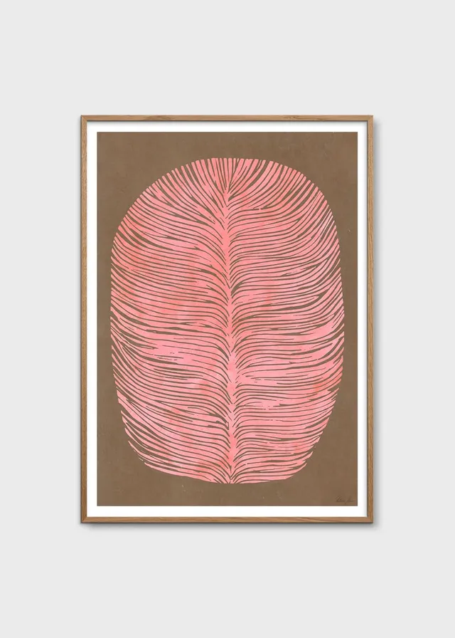 The Poster Club Art Prints Pink Lagoon Poster A4 rosa