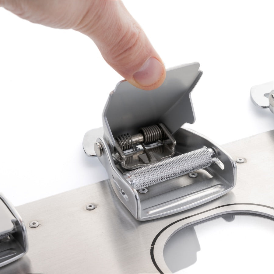 aircraftwindows Key Holder 5er Schlüsselbrett Alu Gurtschnalle Standard