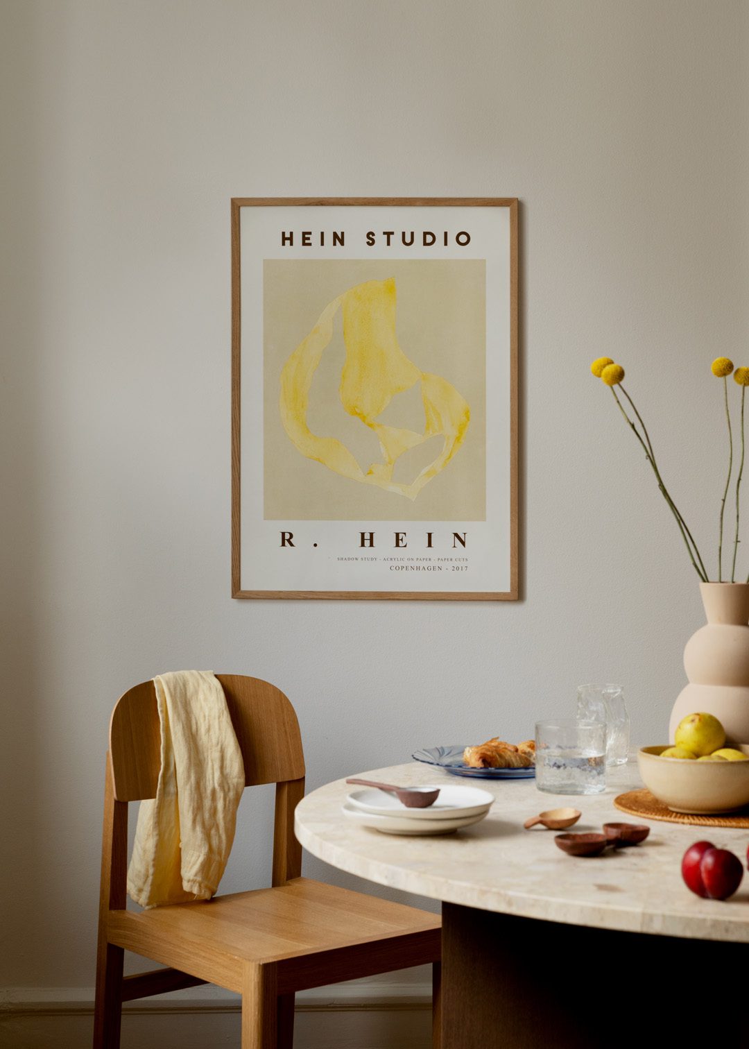 The Poster Club Shadow no. 13 Poster A4 beige abstrakt