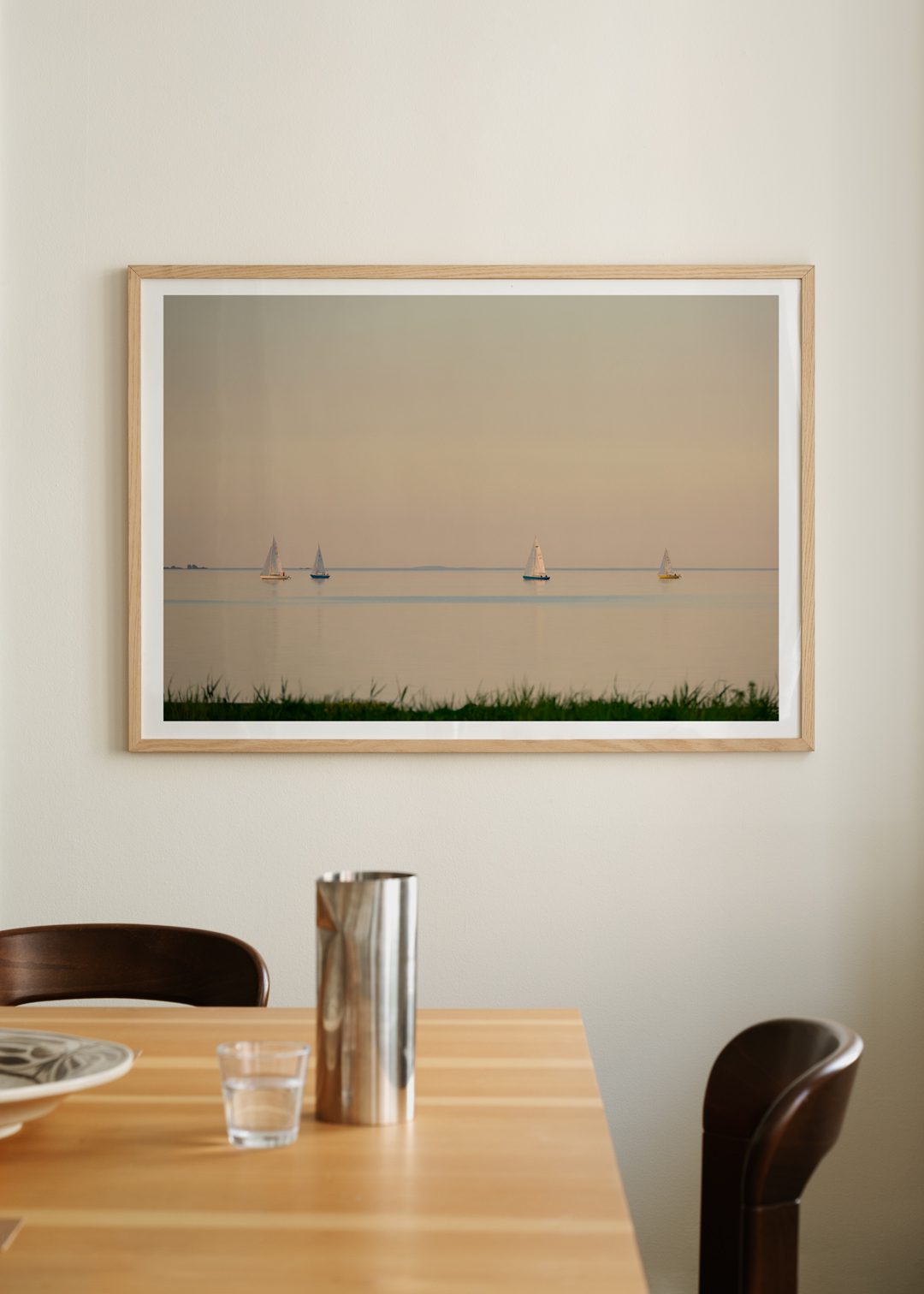 The Poster Club Art Prints Lolland Poster 30x40 cm grau