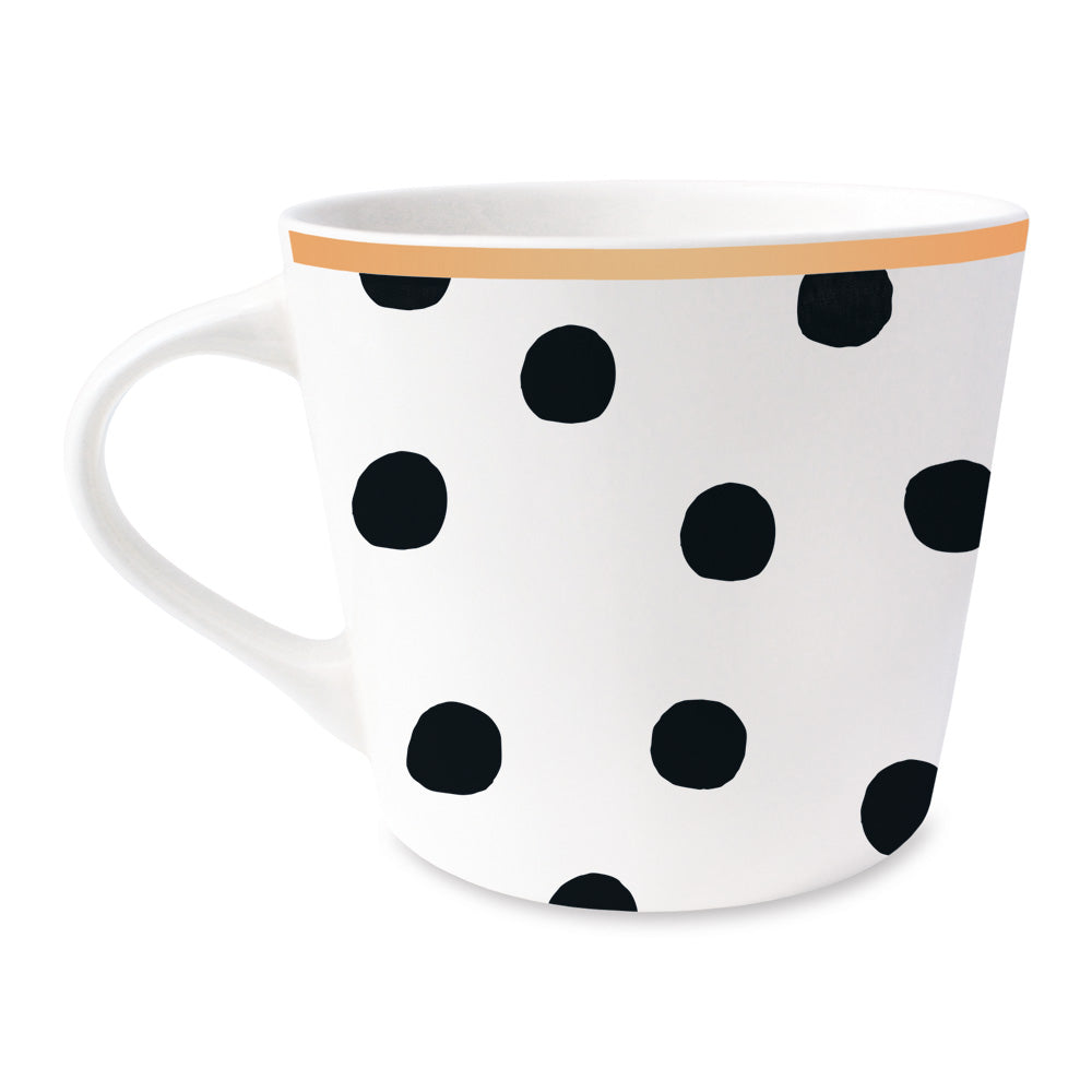 LS-LebenStil Küche & Haushalt Kaffeebecher 420ml Lieblingstasse Gold