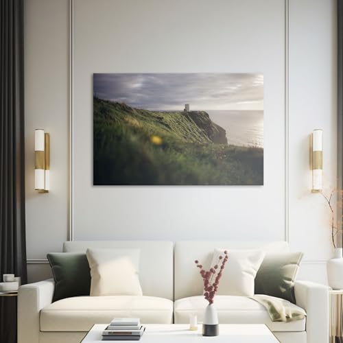 Hustling Sharks Wandbilder Küste Sonnenlicht Leinwand 40x30 Meer