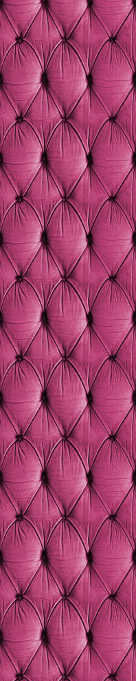 Mineheart Wallpaper Pink Chesterfield Button Tapete Rosa Leder