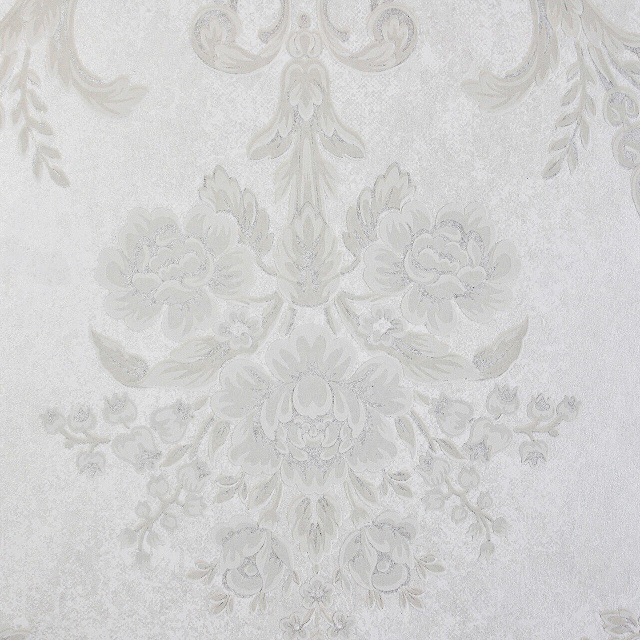Mineheart Wallpaper Wimpole Floral Tapete Weiss Rolle