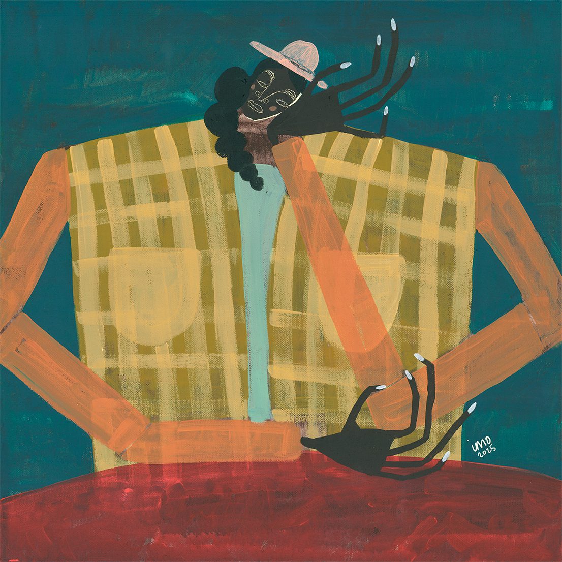 The Poster Club Daydream No. 02 Poster 50x50 cm grün