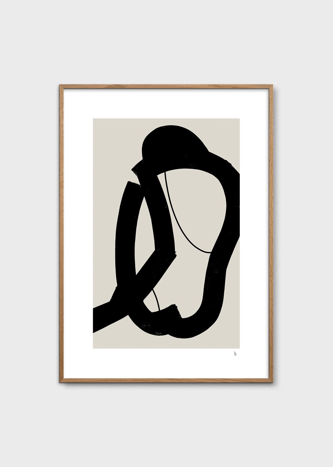 The Poster Club Art Prints Alone for a while Poster 30x40 s/w