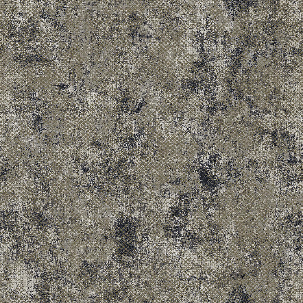 Mineheart Moderna Grid Stucco Tapete Khaki Midnight Putzoptik