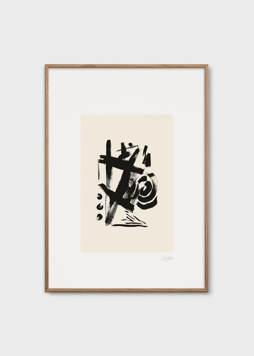 The Poster Club Pasos Kunstdruck 50x70 cm beige