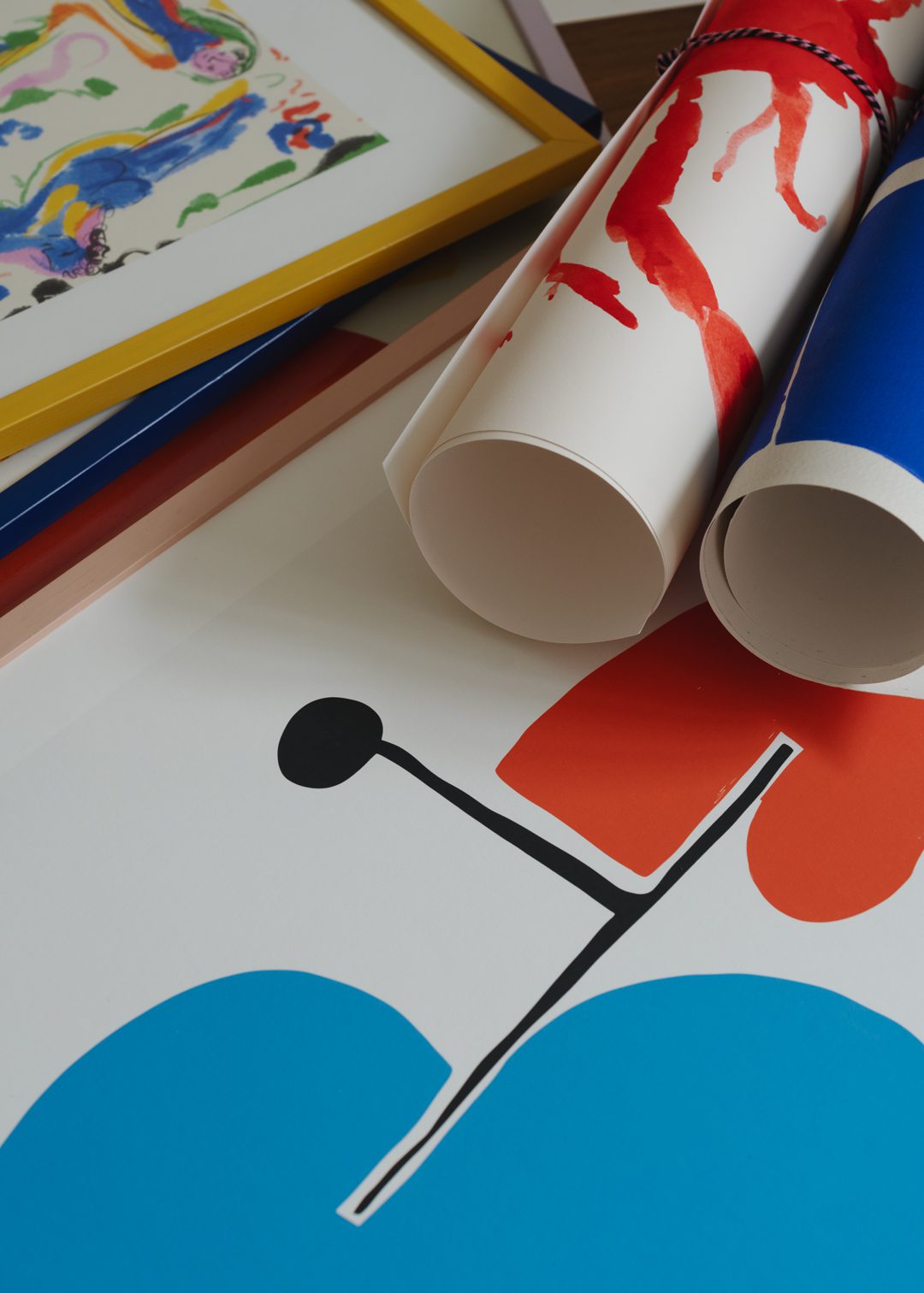 The Poster Club GUI Poster 50x70 cm abstrakt blau
