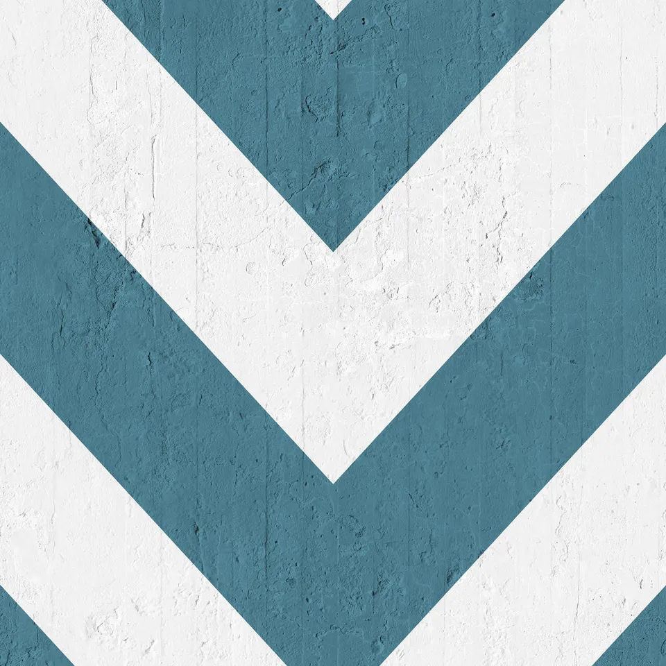 Mineheart Wallpaper Petroleum Geometric Stripes Tapete Petrol