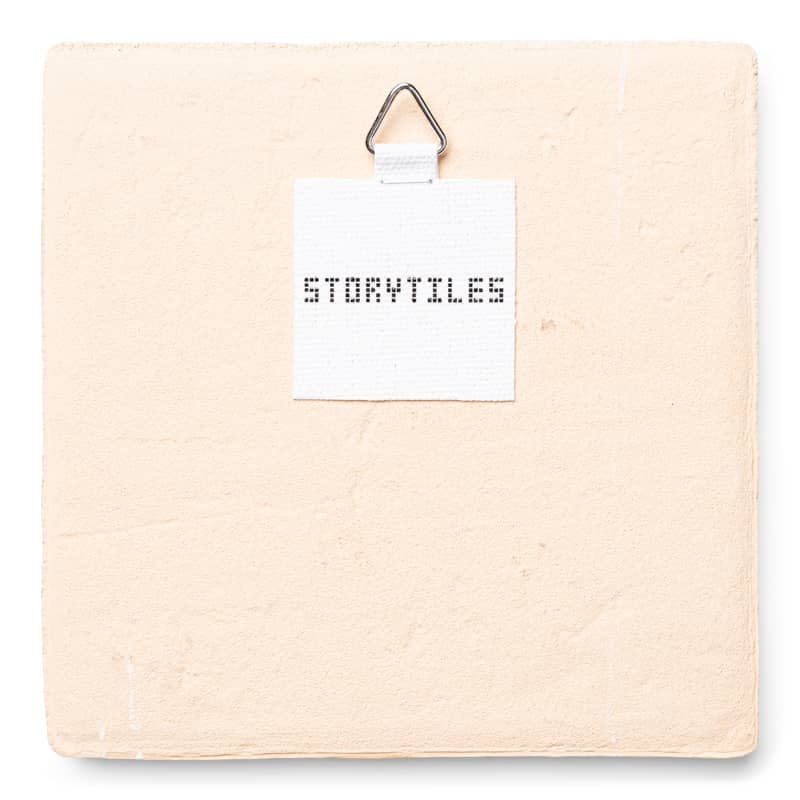 Storytiles Delft Blue Idyllisch Ibiza Fliese 10x10 cm Meer